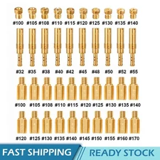 30Pc Carburetor Main Jets+10Pc Slow Jets/Pilot Jet Kit For PWK Keihin Carbs