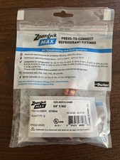 Parker ZoomLock # 870604 PRESS TO CONNECT FITTINGS 5/8" X 90 D