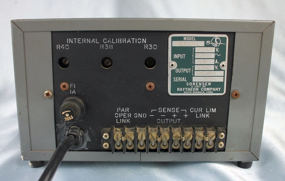 Sorensen Q Nobatron QRB 30-1 DC Power Supply 0-30VDC, 0-1.0A ~ TESTED - Image 4 of 4