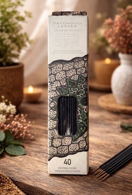 40 Count  Incense Sticks  Patchouli Leaves 