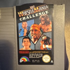 WWF WrestleMania Challenge (Nintendo NES) with manual and box