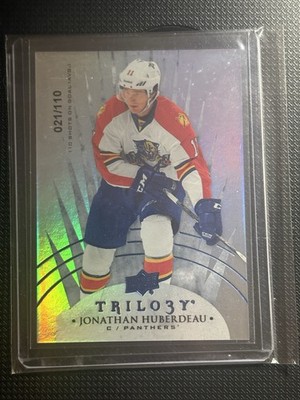 2014-15 Upper Deck Trilogy - Jonathan Huberdeau #44 Radiant Blue /110