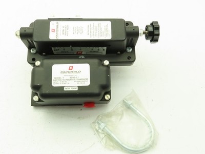 Fairchild T-5200-11V Electro Pneumatic Transducer Adj Ratio Relay 1-5MA DC