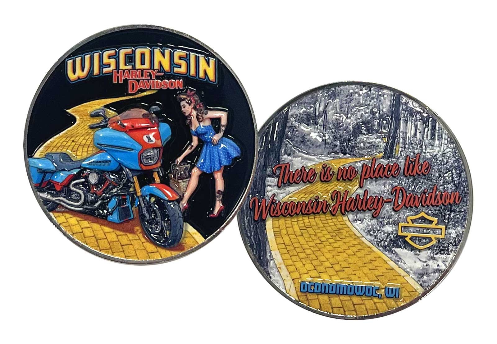 Harley-Davidson Yellow Brick Road Wisconsin Harley-Davidson Challenge Coin