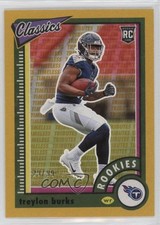 2022 Panini Classics Rookies Timeless Tributes Gold 29/99 Treylon Burks #165 1u6