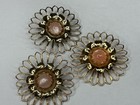 Vintage Sarah Coventry "Pink Passion" (1958) Brooch & Earrings Set — photo 7