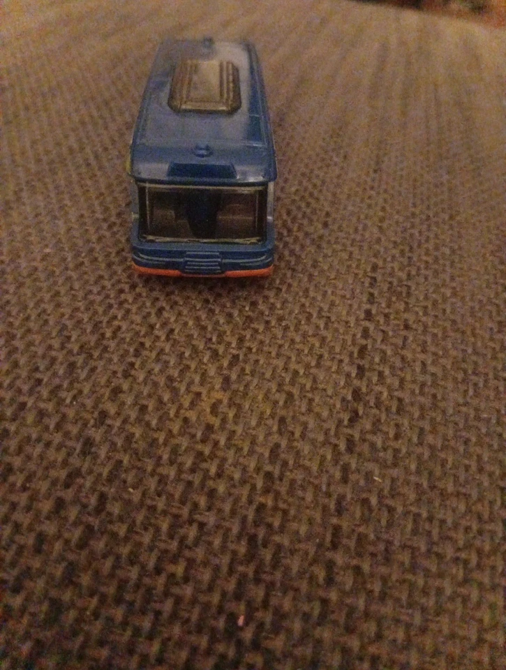 Matchbox Swift Shuttle Bus, Blau/Orange, Mattel MBX - Bild 3 von 4