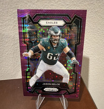 2023 Panini Prizm Jason Kelce #245 Philadelphia Eagles Purple Pulsar Prizm