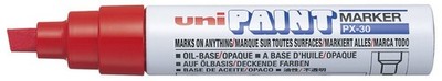 uni-ball Permanent-Marker PAINT PX30 Strichstärke: 4,0 - 8,5 mm rot