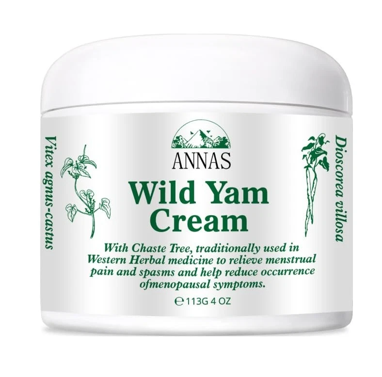 tWild Yam Cream, ANNAS Wild Yam Cream Organic for Hormone Balance, ANNAS Wome...