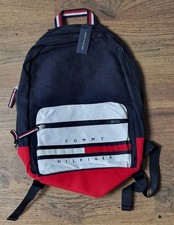 Brand New With Tags Tommy Hilfiger Flag logo Backpack Bag Red, White, Blue BNWT