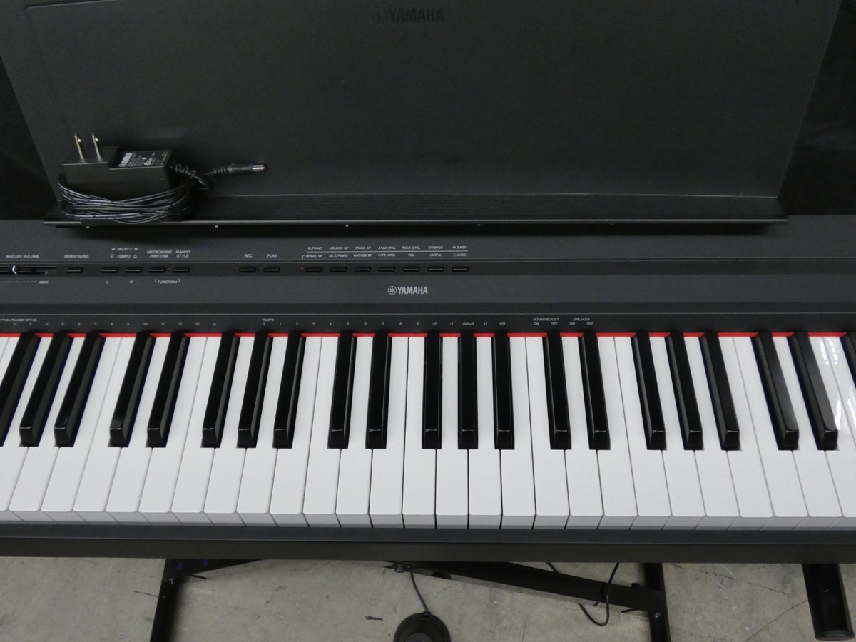 Yamaha P-115 Digital Piano w/ Bench, Stand, Pedal, Gig Bag & Music