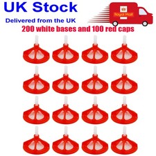 Spin Tile Leveling System Starter Kit 2mm (200 x Base Tile Spacers, 100 x Caps)