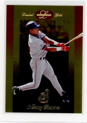 1996 Leaf Limited #8 Manny Ramirez Gold