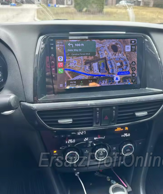 Radio Android 15 Wireless Carplay Gps For Mazda 6 Gl Gj 2012