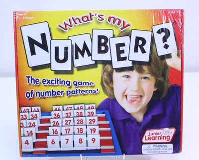 What's My Number Game Junior Learning Educational Math Interactive NEW SEALED