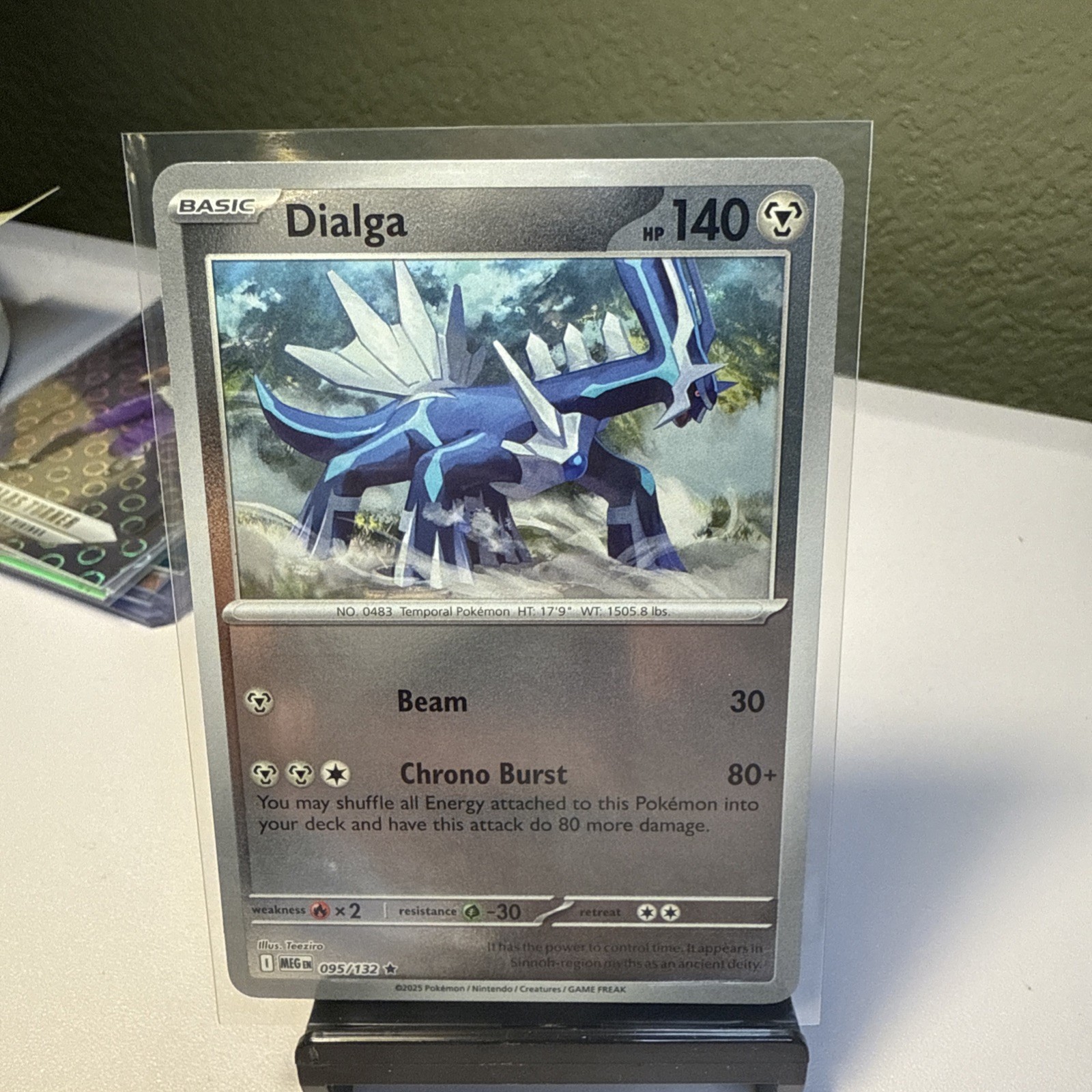 Dialga 095/132 Me01: Mega Evolution Holo Pokémon TCG NM