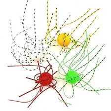 Floating Sea Urchin Lure 10 Pack Glow Night Soft Bait for Bass Mandarinfish