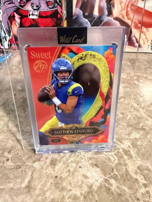 Matthew Stafford 2026 Wild Card Wild Art 1/1
