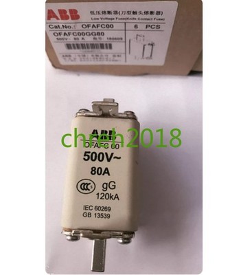 1 PCS NEW IN BOX ABB low-voltage fuse core  OFAFC00GG80 80A
