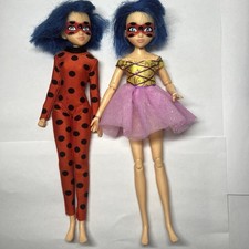 Miraculous Ladybug Fashion Doll Lot of 2   Superhero Bodysuit  Party Dress