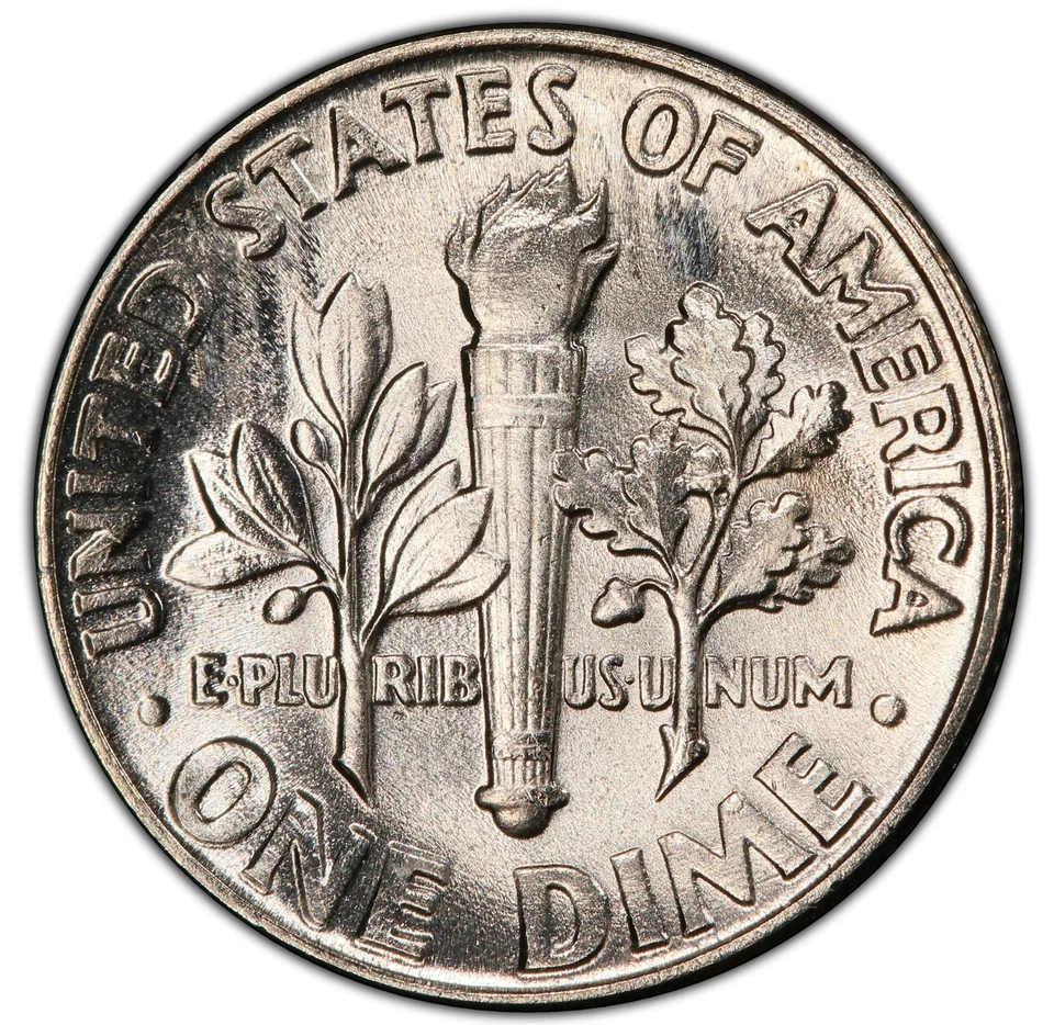 1960 ROOSEVELT DIME PCGS MS67+ FULL BANDS (FB) POP. 13/0 - Image 4 of 4