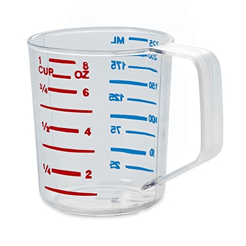 Rubbermaid Commercial Products Hüpfburg Messbecher, 1 Tasse, klar, FG321000CLR - Bild 1 von 4