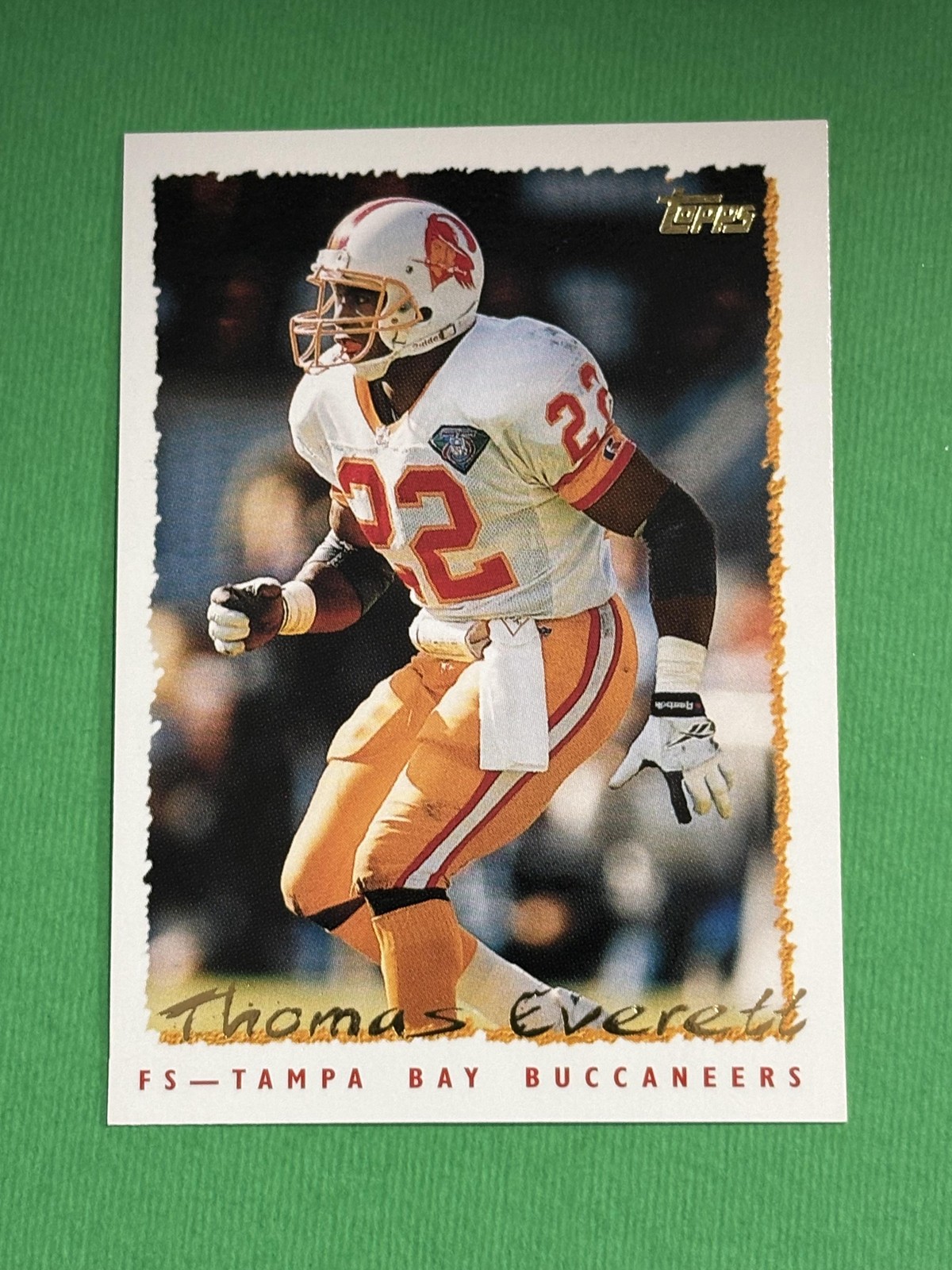 Thomas Everett 1995 Topps Tampa Bay Buccaneers #85 *E903*