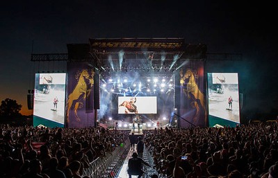 Tyler Hubbard Brian Kelley of Florida Georgia Line performs in sup- Old Photo 24