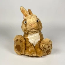 Russ Berrie Brody Bunny Rabbit Plush Stuffed Animal Upright Ears Sitting 12"