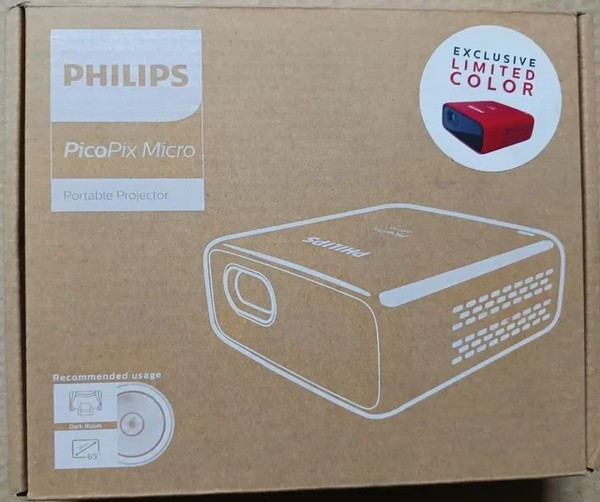 Proyector Philips PicoPix Micro HD Rojo