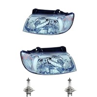 Halogen Scheinwerfer Frontscheinwerfer Set H4 FüR Hyundai Matrix Inkl. Lampen