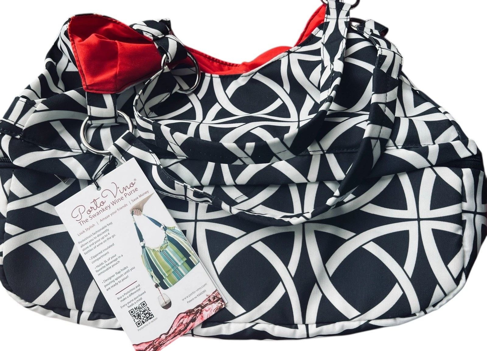 NEW Swankey Hobo Cooler/Beverage Dispenser Bag! Tote! Wine Fans Must Have!