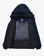 Kinder Anorak Color Kids, Skijacke, Schneeanorak, Winterjacke, blaukariert, neu