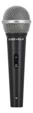 Rockville RMC-XLR High-End Metal DJ Handheld Wired Microphone Mic w 2 Cables