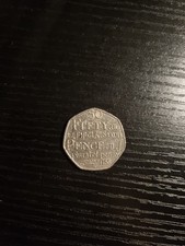 Collectable 50p Coin 2005 Publication Of Samuel Johnsons Dictionary.