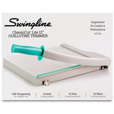 Swingline Guillotine Paper Trimmer - Gray/Teal
