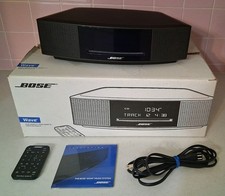 Bose Wave Music System IV AM/FM Radio & CD Player Espresso Black W/ Remote & Box