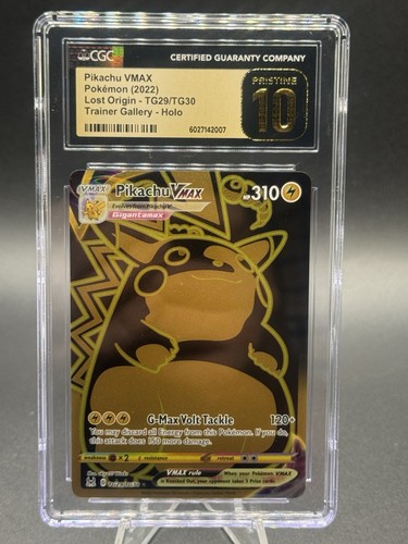 Pikachu VMAX graded CGC 10 for sale on eBay