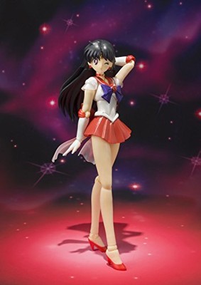 S.H.Figuarts Super Sailor Mars bemalte Actionfigur Bandai Sailor Moon JP