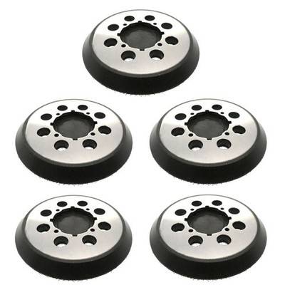 5x Stützteller 125mm Klett Metall-Rückseite kompatibel mit Craftsman CMEW231R