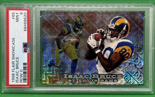 Isaac Bruce [Row 0] #65 1998 Flair Showcase card