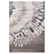 Lavin Rugs U5008 Betsi 5'3" x 7'6" Painterly Rug, Grey L.Blue/Blue - U5008-0507