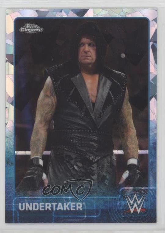 2015 Topps Chrome WWE Atomic Refractor Undertaker #74 1fo3