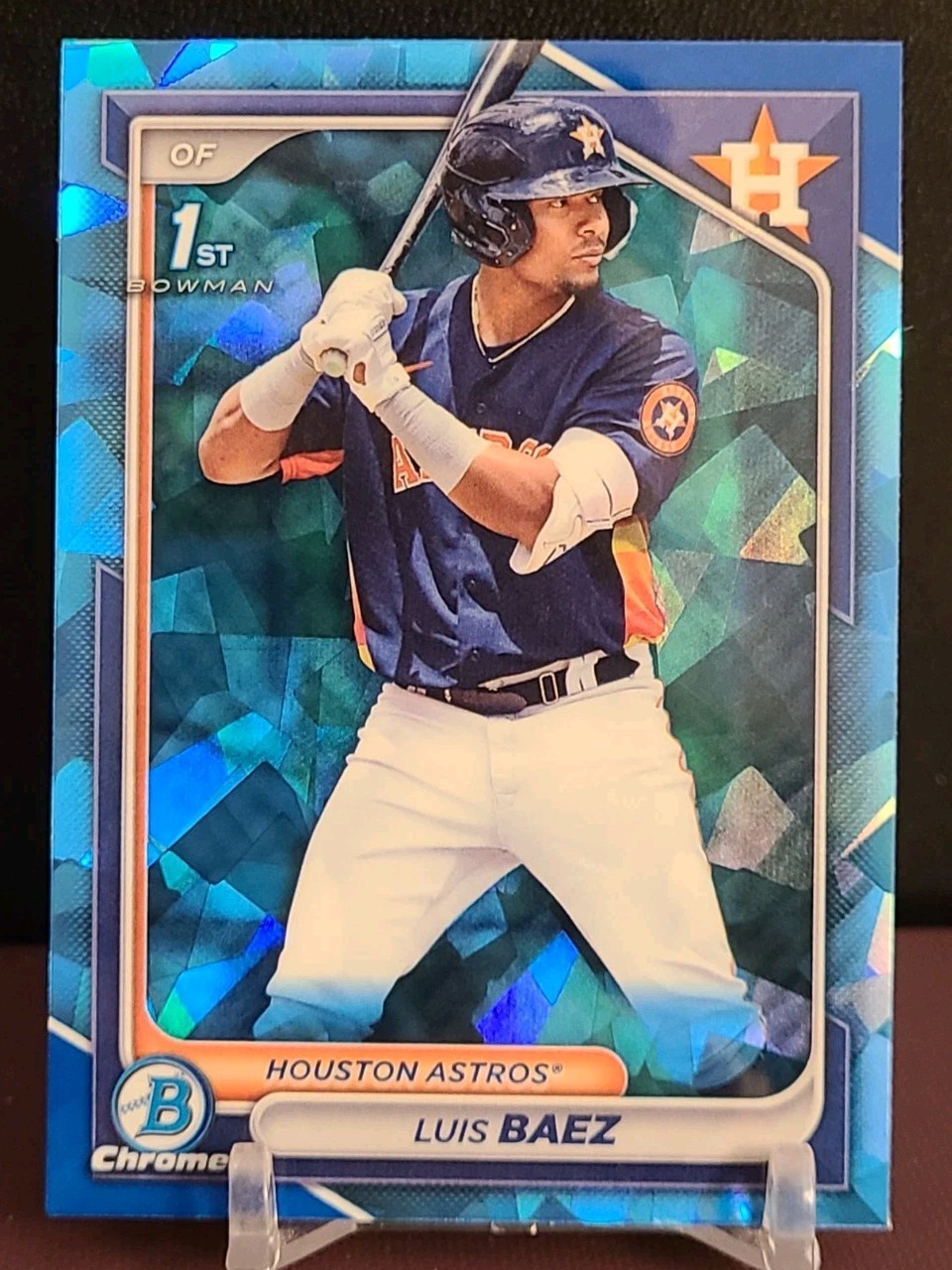2024 Bowman - Chrome Prospects Luis Baez Sapphire #BCP-66 1st Bowman RC