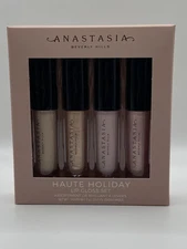 Anastasia Beverly Hills High Shine Lip Gloss Haute Holiday Set 4 Vanilla Scent 