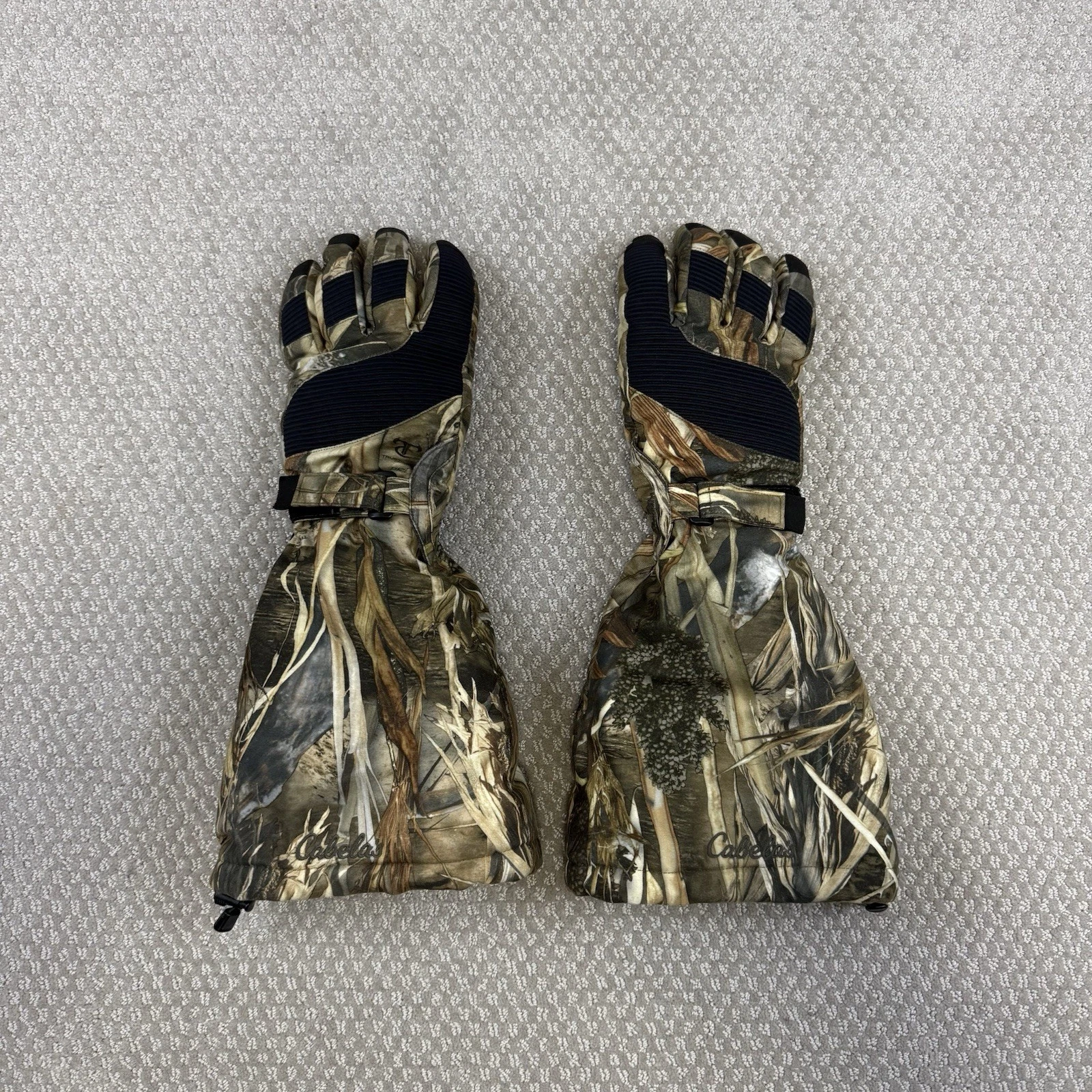 Cabela’s Gore Tex Decoy Insulated True Timber Camo Gloves Men’s Sz XL Outdoor