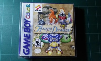 Nintendo Game Boy Color Azure Dreams Video Game 1999 Konami Box, Cartridge
