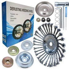 10 Inch Steel Wire Grass Trimmer Head for Weed Eater Rotary Brush Cutter Heads