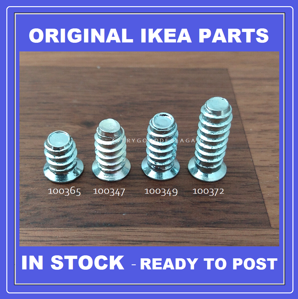 IKEA SCREWS PAX HEMNES MALM SPARE REPLACEMENT PARTS 100365 100347 100349 100372 eBay